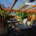 KAISER plastic® 4x Doppelstegplatten Polycarbonat 16/20-98 x 300 cm (11,76 m²) - Klar & UV-beständig - Hohlkammerplatten Xtra Strong - Stegplatten für Dach, Gewächshaus, Carport - Thumbnail 4