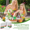 160 Stück Pflanzenschilder aus Premium Kunststoff - 100 X Weiß + 60 X Bunt, Pflanzenstecker zum Beschriften wetterfest, Stecketiketten Pflanzen Für Gemüse, Kräuter, blumen - Thumbnail 6