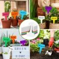 160 Stück Pflanzenschilder aus Premium Kunststoff - 100 X Weiß + 60 X Bunt, Pflanzenstecker zum Beschriften wetterfest, Stecketiketten Pflanzen Für Gemüse, Kräuter, blumen - Thumbnail 7
