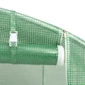 BaraSh Gewächshaus 9m² 300x300x200 cm Bio Green üBerwinterungszelt GewäChshaus Klein ZimmergewäChshaus - Thumbnail 7