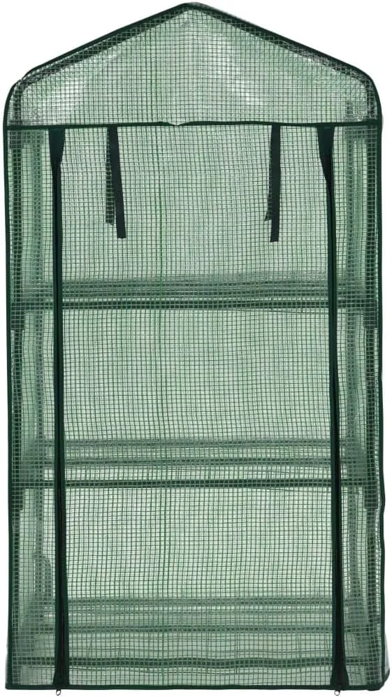 3-stufiges Mini-Gewächshaus 69 x 49 x 125 cm, Frühbeet, Tomatenhaus, Treibhaus, Greenhouse, Garten Zubehör – Bild 7