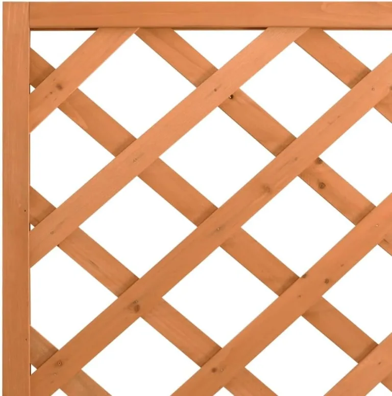 vidaXL Pflanzkasten mit Rankgitter 90x35x180 cm, Massives Fichtenholz, Braun, Hochbeet für Innen & Außen, Balkon & Garten, Kletterpflanzenstütze, Blumenkasten, Holz-Pflanzenhalter – Bild 5
