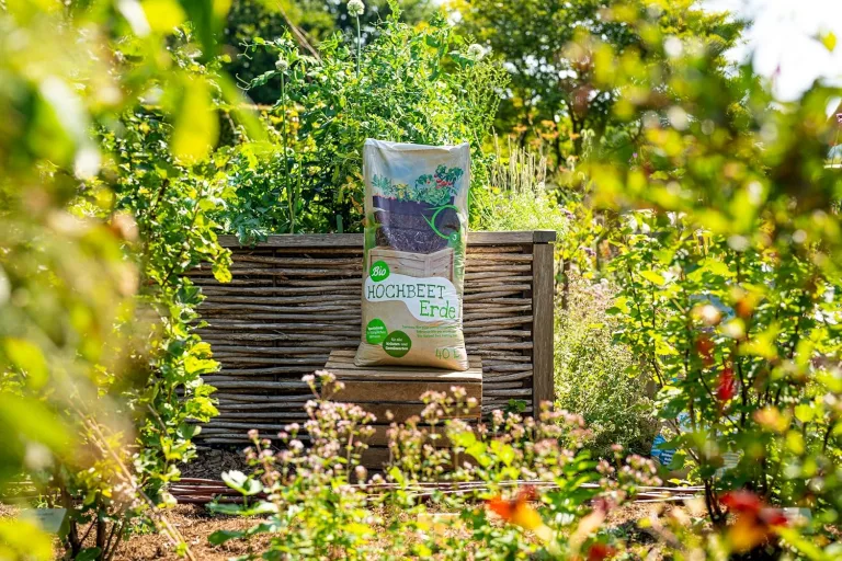 Floragard Bio Hochbeet-Erde 80 L (2×40 L) – torfreduzierte, lockere Gemüseerde mit hoher Wasserspeicherung im Hochbeet – nährstoffreiche Basis für Starke Wurzeln & kräftiges Wachstum – Bild 5