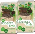 Floragard Bio Hochbeet-Erde 80 L (2×40 L) – torfreduzierte, lockere Gemüseerde mit hoher Wasserspeicherung im Hochbeet – nährstoffreiche Basis für Starke Wurzeln & kräftiges Wachstum - Thumbnail 1