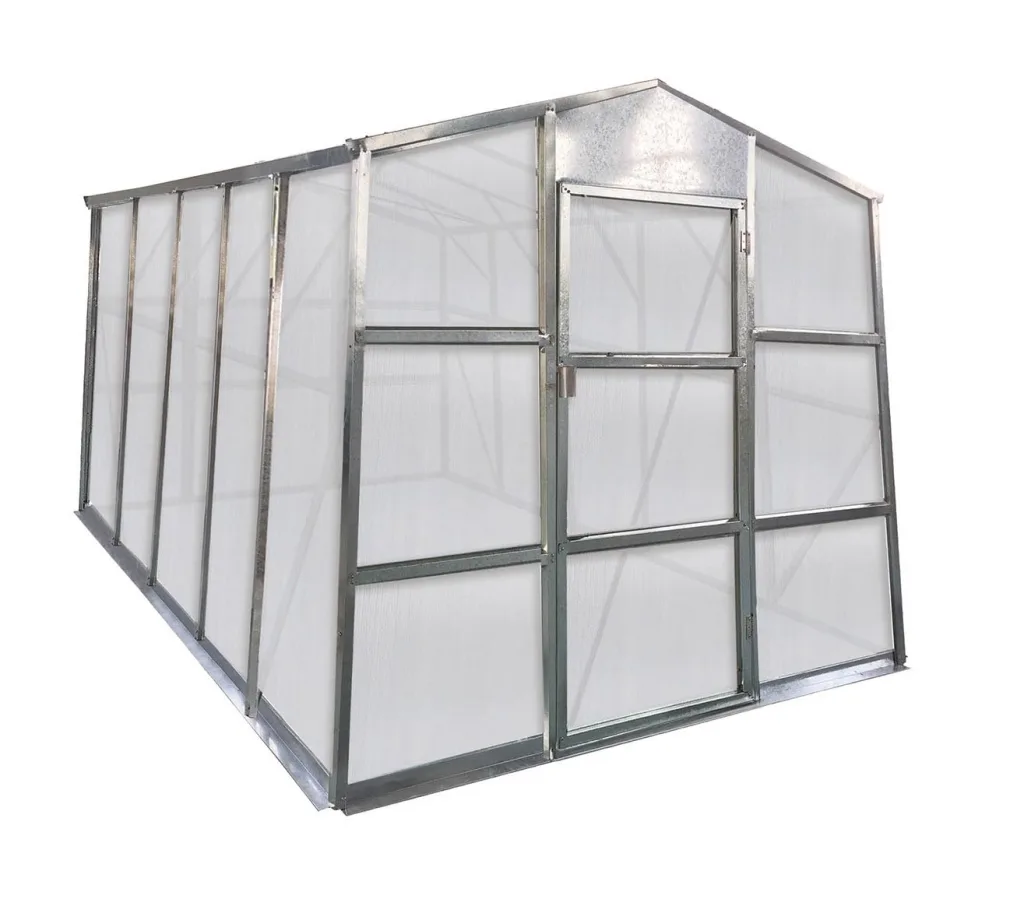 Gewächshaus G21 GZ 59 - 251 x 311 cm, Stabile und langlebige Konstruktion aus hochwertigen verzinkten Profilen
