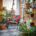 Pflanzenregal - Gartenregal - Lageregal - Blumenständer Metall - Drahtgitterböden - Frühbeet - Leiterregal GRO, 90x30x106, 2 Stück, grün - Pflanzenständer für Gewächshaus Balkon - Thumbnail 3