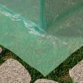 TOOLPORT Foliengewächshaus Gewächshaus 4x10m stabil & langlebig mit Fenster - reißfeste PE Plane 180g/m² grün transparent - Thumbnail 8