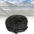 Gummidichtungsstreifen, Schwarzer Gewächshaus-Gummistreifen, Glasdichtung, Gummileitung, Kabel, Gewächshaus-Zubehör, Zubehör für Wetterfeste Dichtung (18 Meter) - Thumbnail 7