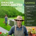 Gewächshaus Protea Klein, Alu Frühbeet, Mini-Gewächshaus, Treibhaus, Frühbeetkasten, Pflanzenbeet, Anzuchtbeet, Tomatenhaus, Pflanzenhaus für Garten, mit 4X Hering - Thumbnail 2