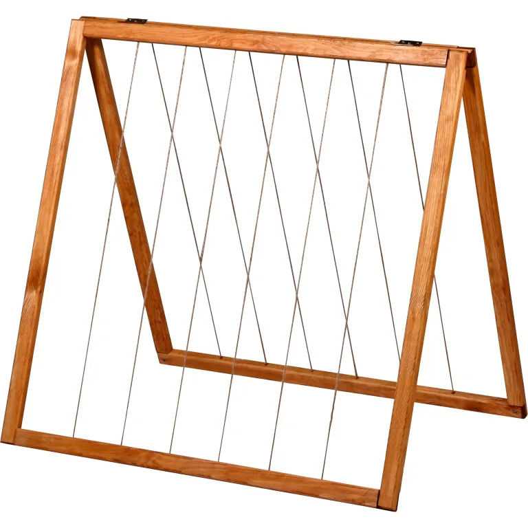 dobar® Rankhilfen-Aufsatz Gurken für Hochbeet Kubus 2.0 - Rankhilfe für den Garten - 78 x 58 x 78 cm - Braun – Bild 4