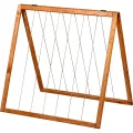 dobar® Rankhilfen-Aufsatz Gurken für Hochbeet Kubus 2.0 - Rankhilfe für den Garten - 78 x 58 x 78 cm - Braun - Thumbnail 4