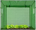 Foliengewächshaus Tomatengewächshaus CUTRO Winterfest, 200x77x169 cm, Treibhaus mit Gitternetzfolie, Schrägdach, 2 Fenster - Thumbnail 8