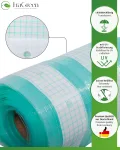 EraGreen Gitterfolie 2m x 5m - 280g/m² reißfeste Gewächshaus Folie mit Nagelrand, hoch UV-Stabil Gartenfolie für Tomatenhaus und Frühbeet, Gewebefolie - Thumbnail 2