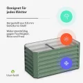 blumfeldt High Grow Straight Hochbeet, Ergonomisches 575-l-Gartenbeet aus Rostfreiem Galvalume-Stahl für Gemüse und Kräuter – Rückenschonendes Design, Einfache Montage, Frostsicher und Kompakt - Thumbnail 2