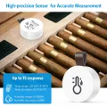 Brifit Mini Thermometer Hygrometer, Bluetooth Thermometer Hygrometer mit APP & Datenspeicherung, Digital Temperatur Feuchtigkeitssensor für Haus, Büro, Gewächshaus, Weinkeller, 2 Pack - Thumbnail 2
