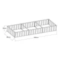 [en.casa] Hochbeet Albrandswaard Gemüsebeet 258 x 90 x 30 cm Gartenbeet mit Handschuhe Pflanzkasten für Garten Metall rechteckig Kräuterbeet Anthrazit - Thumbnail 9