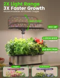 LETPOT LPH-SE WiFi Hydroponisches Anzuchtsystem, 12 Hülsen Smart Herb Garden Kit für Innenräume, Indoor Garten mit 24W LED Wachstumslicht, 5,5L Wassertank, Pumpsystem, automatischer Timer - Thumbnail 5