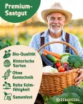 Bio Gemüsesamen Set - 12 Gemüse Samen für den einfachen Anbau im Garten, Balkon oder Hochbeet - ökologisches Saatgut - Pflanzensamen - Gemüsesamenset - Thumbnail 3