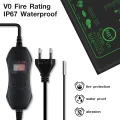50W Heizmatte Pflanzen mit Thermostat - Schnelle Erwärmung, Feuerschutz, Wärmematte zur Keimung und Temperatur-Regulierung, ideal für Sämlinge, Haustiere und Reptilien (1er Pack) - Thumbnail 5
