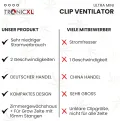 2 Stück Mini USB Ventilator Grow mit Clip Klipp Klemme Klemmventilator I Clipventilator für Zimmergewächshaus Gewächshaus klein Growbox - Thumbnail 7
