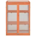 Homgoday Holz-Gewächshaus-Schrank 75x47x109 cm mit 2 Regalen & 2 Türen, für Pflanzen, Blumen & Kräuter, wasserdicht Model170646 - Thumbnail 2