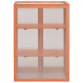 Homgoday Holz-Gewächshaus-Schrank 75x47x109 cm mit 2 Regalen & 2 Türen, für Pflanzen, Blumen & Kräuter, wasserdicht Model170646 - Thumbnail 6