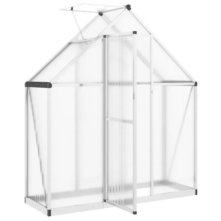 Rantry Aluminium-Gewächshaus, 1,95mH, Silber/Transparent, 0,98m², Montage erforderlich Model4005816 – Bild 6