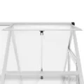 Rantry Gewächshaus-Rahmen mit silbernem Sockel, 169 x 114 x 195 cm, aus Aluminium, Dekoration für Möbel, für Innen- und Außenbereiche, für Wohnzimmer und Büro - Thumbnail 9