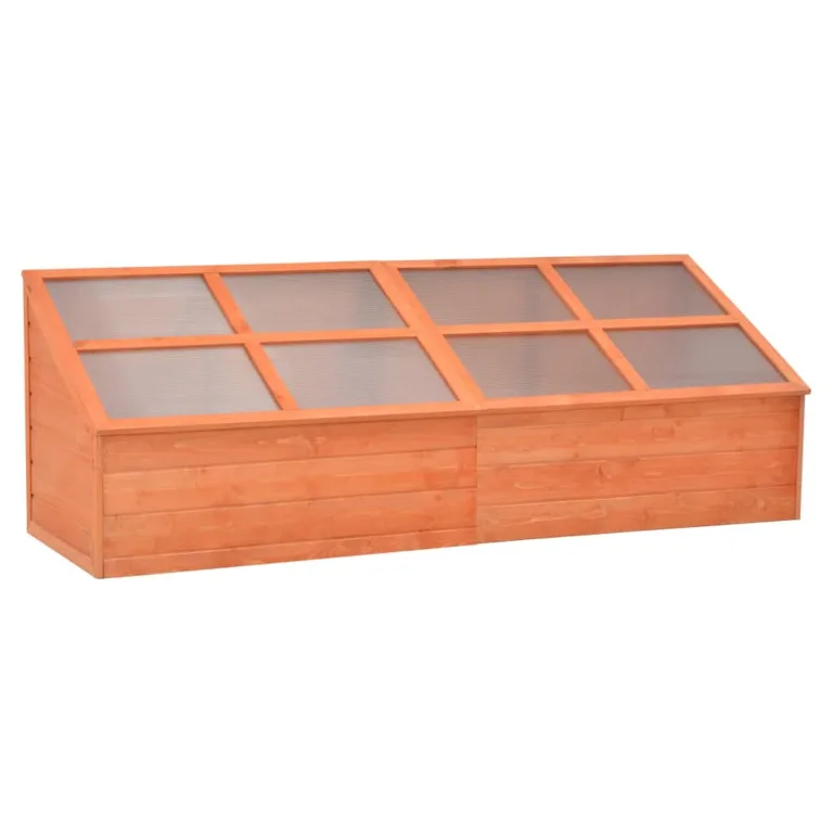 Homgoday Gewächshaus für den Garten, Gewächshaus aus Holz 180 x 57 x 62 cm, Gewächshaus für den Garten, Gewächshaus für den Garten, Gewächshaus für Pflanzen – Bild 1
