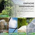 50 x Gewächshausklammern sturmfest I robuste Edelstahl Klammern für Gewächshaus I Z-Clips für Gewächshäuser zur Verstärkung von Gewächshausglasplatten gegen Wind & Regen I Gewächshaus-Zubehör - Thumbnail 5