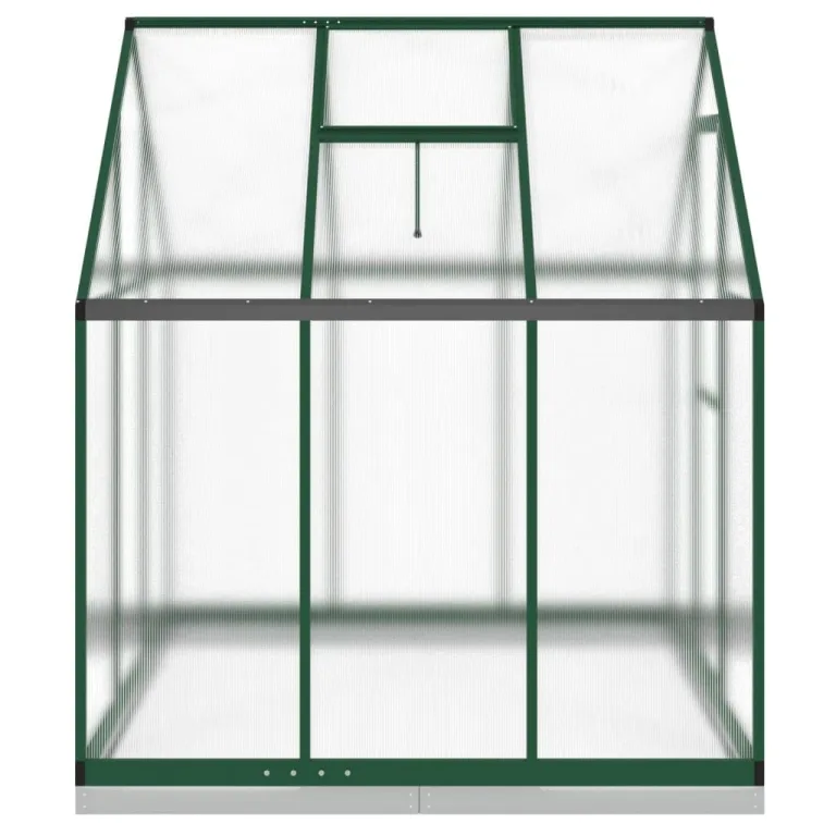Rantry Gewächshaus für den Garten, Gestell Gewächshaus mit grünem Boden 169 x 169 x 202 cm aus Aluminium, Gewächshaus für den Garten, Gewächshaus für Pflanzen – Bild 4