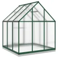 Rantry Gewächshaus für den Garten, Gestell Gewächshaus mit grünem Boden 169 x 169 x 202 cm aus Aluminium, Gewächshaus für den Garten, Gewächshaus für Pflanzen - Thumbnail 5