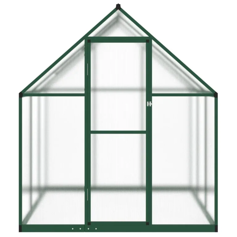 Rantry Gewächshaus für den Garten, Gestell Gewächshaus mit grünem Boden 169 x 169 x 195 cm aus Aluminium, Gewächshaus für den Garten, Gewächshaus für Pflanzen – Bild 3