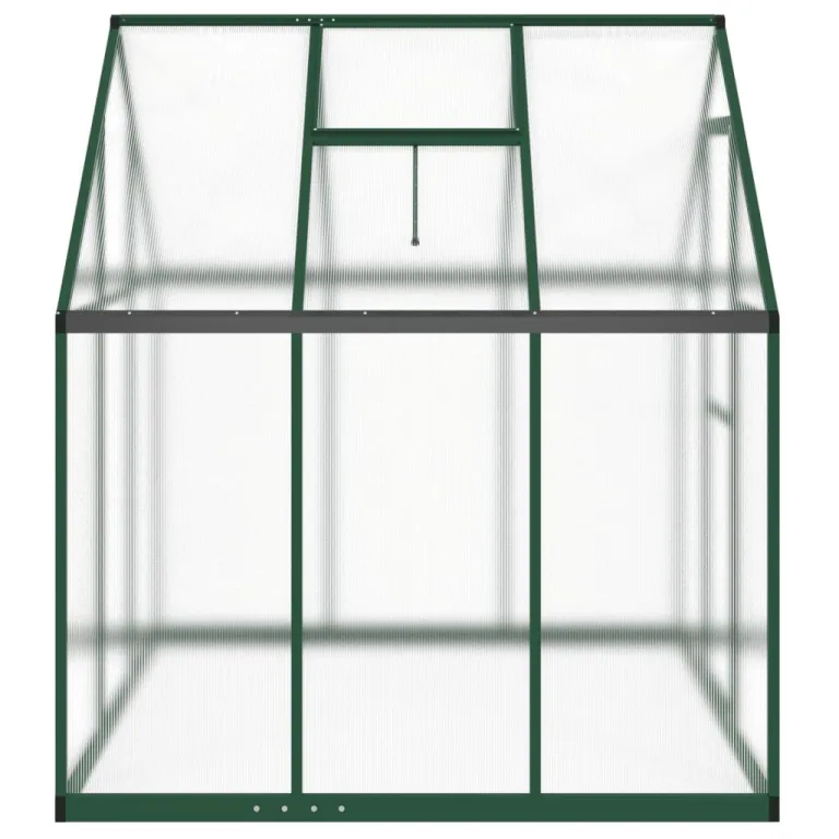Rantry Gewächshaus für den Garten, Gestell Gewächshaus mit grünem Boden 169 x 169 x 195 cm aus Aluminium, Gewächshaus für den Garten, Gewächshaus für Pflanzen – Bild 4