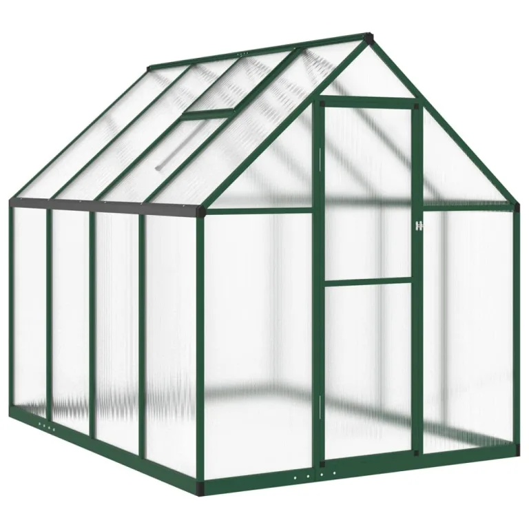 Rantry Gewächshaus für den Garten, Gestell Gewächshaus mit grünem Boden 224 x 169 x 195 cm aus Aluminium, Gewächshaus für den Garten, Gewächshaus für Pflanzen – Bild 2