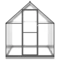 IKAYAA Gewächshaus Aluminium mit Fundament Gartenhaus Winterfest Gewächshaus Glas Glashaus Garten Tomatenhaus Frühbeet und Pflanzenhaus 224 x 169 x 202 cm Anthrazit und transparent - Thumbnail 4