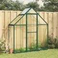 IKAYAA Gewächshaus Aluminium mit Fundament Gartenhaus Winterfest Gewächshaus Glas Glashaus Garten Tomatenhaus Frühbeet und Pflanzenhaus 334 x 169 x 195 cm Silbern und transparent - Thumbnail 9