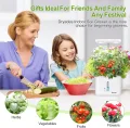 Indoor-Garten Kleines intelligentes Boden-Gartenbau System mit 17-Watt-LED-Wachstumslampe, Automatischer Timer, Selbstbewässernder Pflanztopf, Geschenkideen für Mütter und Frauen(Ohne Samen & Erde) - Thumbnail 12