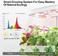 Indoor-Garten Kleines intelligentes Boden-Gartenbau System mit 17-Watt-LED-Wachstumslampe, Automatischer Timer, Selbstbewässernder Pflanztopf, Geschenkideen für Mütter und Frauen(Ohne Samen & Erde) - Thumbnail 9