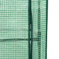 Hochbeet mit Gewächshaus-Aufsatz Blumenbeet Pflanzenbeet Pflanzkasten mit Gewächshaus Gartenbeet Gemüsebeet Kräuterbeet Blumenkasten Frühbeet für Garten Dunkelgrau 80x40x123 cm PP - Thumbnail 8