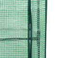 Hochbeet mit Gewächshaus-Aufsatz Gartenbeet Gemüsebeet Kräuterbeet Blumenkasten Frühbeet für Garten Pflanzkasten mit Gewächshaus Blumenbeet Pflanzenbeet Dunkelgrau 120x40x138 cm PP - Thumbnail 8