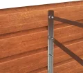 Hochbeet, Hochbeet für Garten Balkon Terrasse, Kräuterhochbeet zum Selber Bauen, Gemüsebeet Pflanzkübel aus Metall, Grau Cortenstahl 320 x 40 x 77 cm - Thumbnail 8