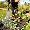 Hochbeet aus Metall 240x60x43 cm - Modulares 9-in-1 Hochbeete-Kit - Rostfreie Hochbeete für Garten aus Premium Zn-Al-Mg Stahl - Min. 20 Jahre Lebensdauer - 43 cm Hoch Gemüsebeet, Silber – Bild 3