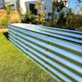 Hochbeet aus Metall 240x60x43 cm - Modulares 9-in-1 Hochbeete-Kit - Rostfreie Hochbeete für Garten aus Premium Zn-Al-Mg Stahl - Min. 20 Jahre Lebensdauer - 43 cm Hoch Gemüsebeet, Silber - Thumbnail 7
