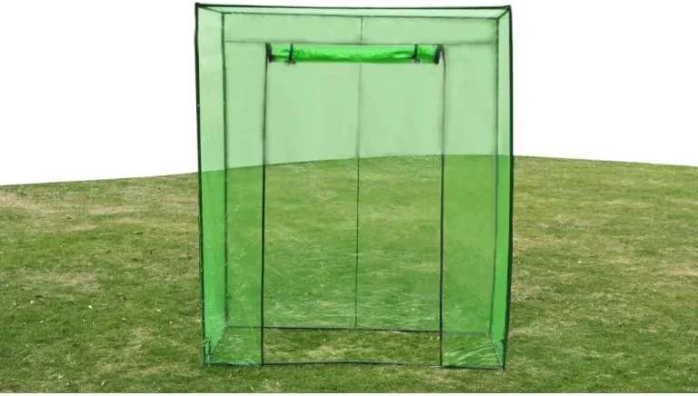 Gewächshaus 170x80x200 cm - Stahlrahmen PVC Frostschutz Pflanzen Winterschutz Gemüsehaus Treibhaus Winterfest Gerätehaus Tomatenhaus Winterschutzzelt – Bild 4
