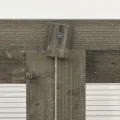 3 stufiges Frühbeet aus Holz, Mini Gewächshaus mit 2 Regalen & 2 Türen, Frühbettkasten Pflanzenhaus Pflanzschrank Pflanzenschrank Aufzuchtschrank für Garten & Balkon, 60x45x100 cm - Thumbnail 6