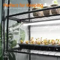 Bstrip Gewächshaus für den Innenbereich, mit Wachstumslicht, Mini-Gewächshaus mit 4 Stück, 20 W Vollspektrum-Pflanzenleuchten mit Timer, Pflanzenregal mit Zelt für Zimmerpflanzen, Samenstart - Thumbnail 3