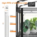 Bstrip Gewächshaus für den Innenbereich, mit Wachstumslicht, Mini-Gewächshaus mit 4 Stück, 20 W Vollspektrum-Pflanzenleuchten mit Timer, Pflanzenregal mit Zelt für Zimmerpflanzen, Samenstart - Thumbnail 4