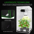 Kleines Wachstumszelt für Aerogarden, 45,7 x 45,7 x 91,4 cm, Hydrokultur-Anzuchtsystem, stark reflektierendes 600D-Diamant-Mylar-Leinwand mit Belüftungsfenster und Bodenwanne für - Thumbnail 3