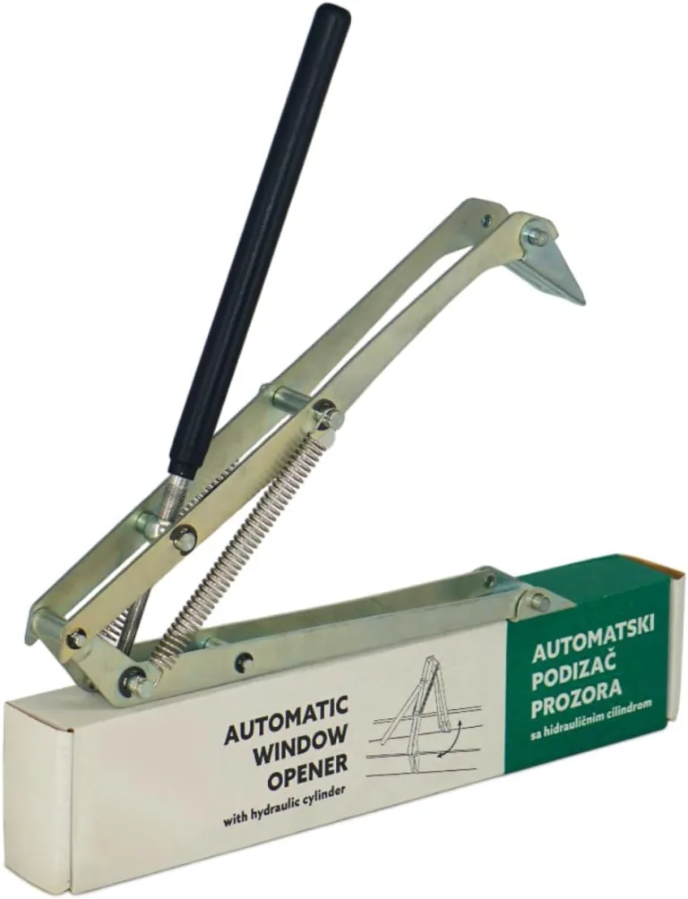 Automatischer Fensteröffner für Gewächshaus - Easy-Clip-System, Doppelfeder, verzinkter Stahl, 14kg/30lbs Belastung, automatische Belüftung für Fenster und Dach – Bild 2